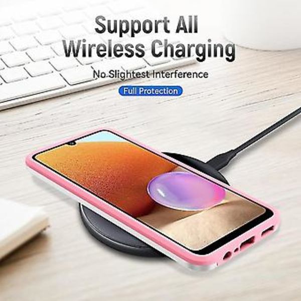 Samsung Galaxy A13 5g:lle Pioneer Armor - Kestävä Puhelin Kotelo (PC + TPU) (Valkoinen)