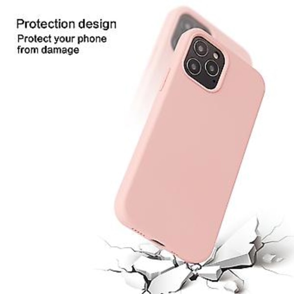 Flytende Silikon Telefondeksel For iPhone 15 Plus (Korallrødt)