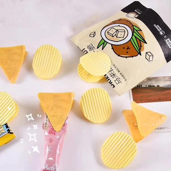 4 stk. Søde Chip Clips Snack Frisk Mad Opbevaring Pose Clip Køkken Br