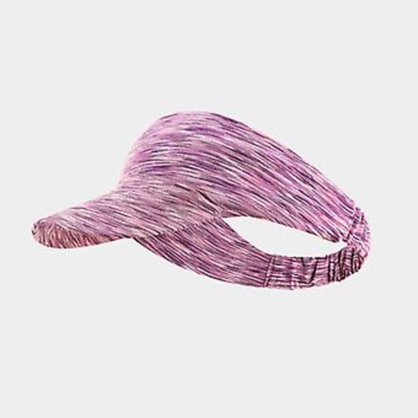 Solskjerm Golf Tennis Strand Herre Dame Caps Justerbar Sport Gym Ensfarget (Lilla)
