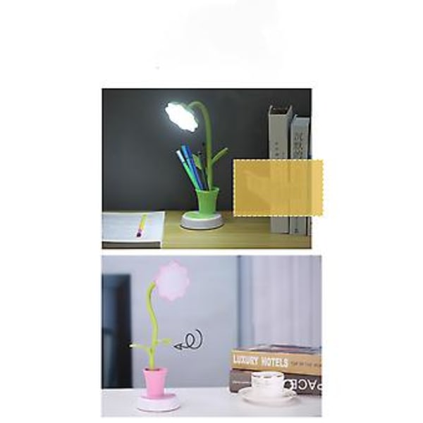 Børne skrivebordslampe - Kreativ Genopladelig Skrivebordslampe Led Øjenbeskyttelse
