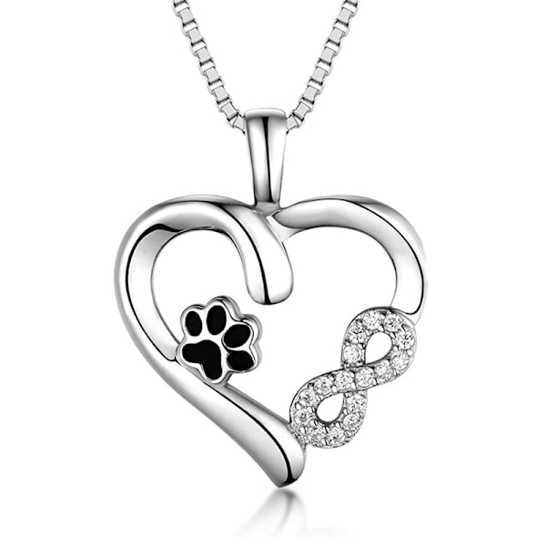 (A)S925 silver Valentine's Day halsband