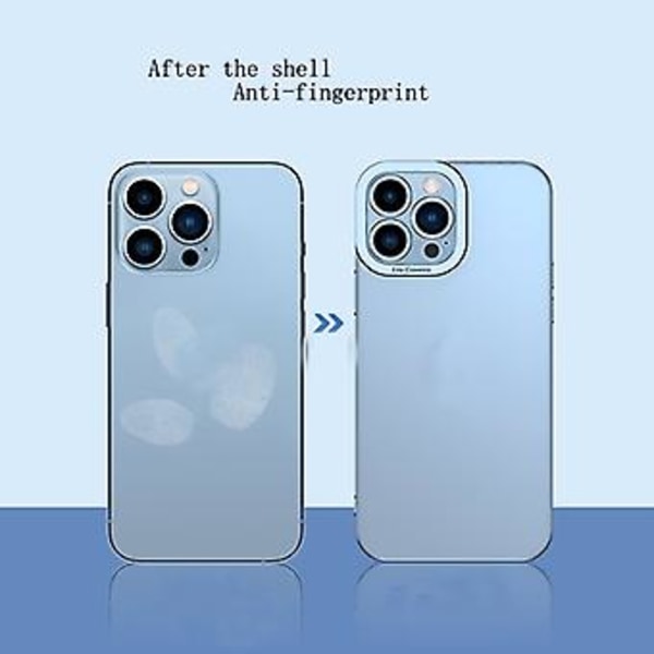 Elektropläterat TPU-fodral för iPhone 14 Plus (Blå)