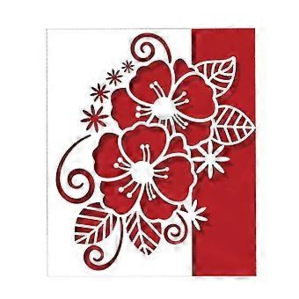 Julklappsbloss Metallstansar Schabloner DIY Scrapbooking Album Pappkort Mall Form Prägling Hantverk