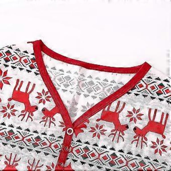 Jouluperheen Matchivat Pyjamat, Uniasu, Pjs-setti, Juhlava Aikuisten ja Lasten Yöasu (XL Äiti)