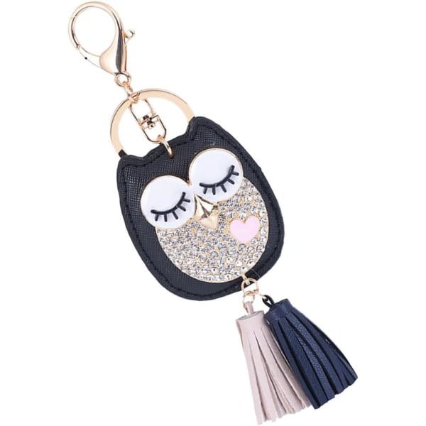 Chouette pompon porte-clés pendentif breloque porte-clés mode dam