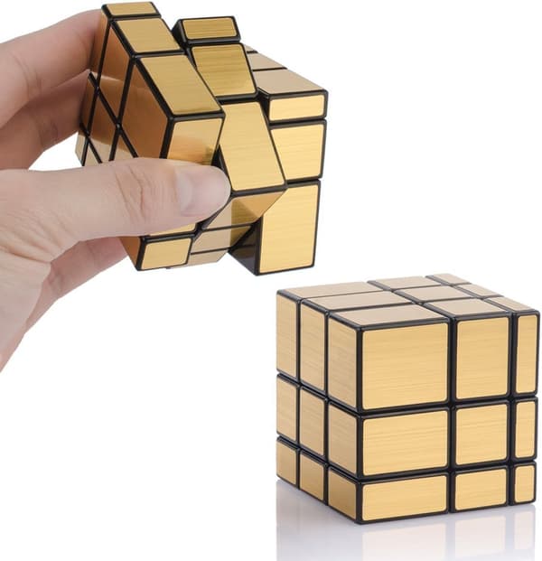 Spejlterning 3x3 Speed ??Terning Guld Spejl Blokke Terning 3x3x3 Differ
