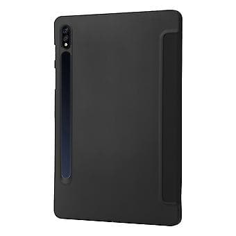 Lærtablettveske for Samsung Galaxy Tab S9 (Svart)