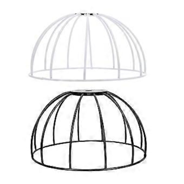 2 stk. Lampeskærm Ramme Jern Lampeskærm Ring Beslag Loftslampe Skærmholder