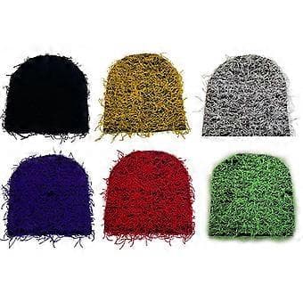 Elegant og Stilig Hodeplagg Høst Vinter Lue Strikket Hatt Multifunksjonell Bærbar Hodebeskyttelse Dekorasjonsutstyr Gul (Gul)