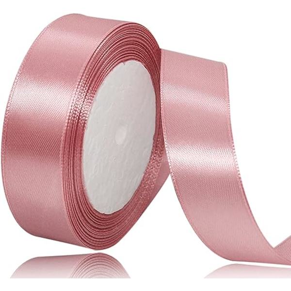 1 st Rose Gold Satinband 20mm x 22m, Satinband för presentinslagning