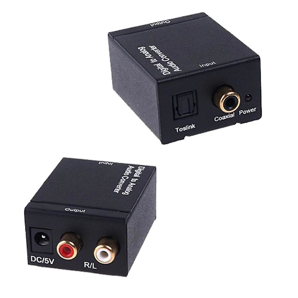 Digital till Analog Ljudkonverterare Digital Optisk Koaxial till