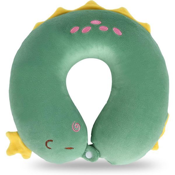 Resepudde Nackkudde 30*30cm Minnesskum Nackkudde Söt U-formad Resepudde Barn Suppo