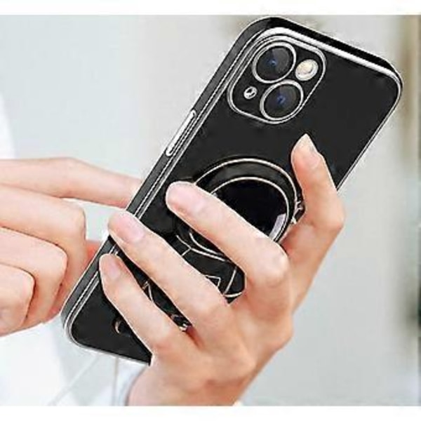 Astronautit Piilotetun Telakan Kotelo Yhteensopiva Iphonen 12 Pro Max/12 Pro/12 Kanssa, Sähköpinnoitettu Tpu Suojakotelo