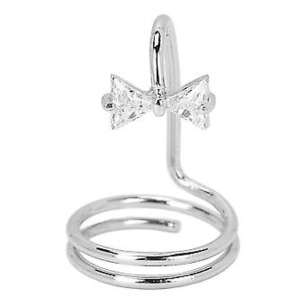 Fashionabel Fingernagelring Elektropläterad Koppar Manikyrring Nagelkonsttillbehör