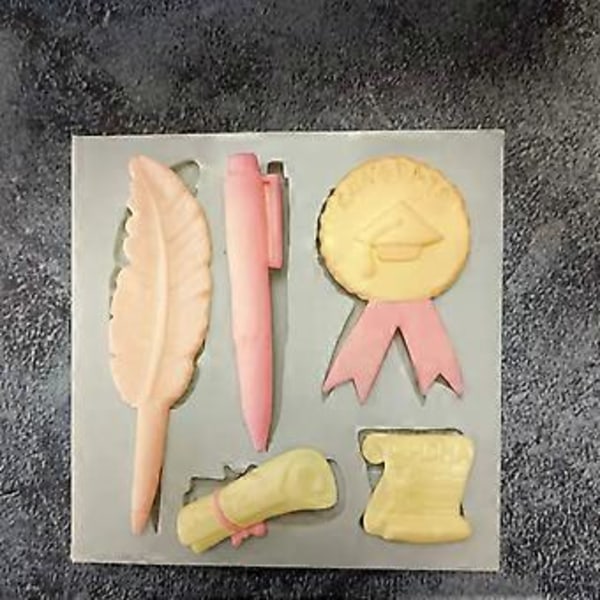 DIY Kagebageforme Silikoneforme Fondant Chokoladeforme Maddekoration Fremstillingsgadgets Køkkenbageudstyr (6359)
