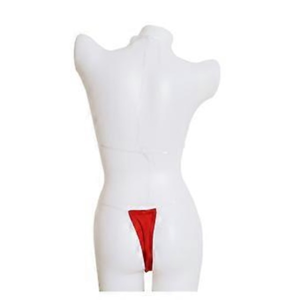 Osynlig Axelband Bikini Enfärgad Dam Badkläder Bikini Tvådelad Set ONE SIZE(multi valfritt)(Orange)