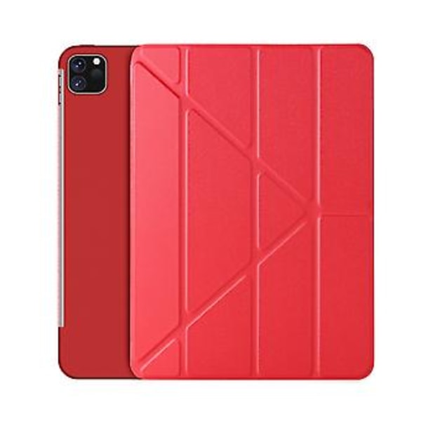 Läderfodral för iPad Pro 11 tum flerfärgad/2020/2021 (Röd)
