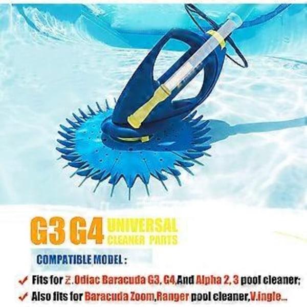Baracuda-allasimurin G3 Pro, G2, G3 allasimureiden jalkatyyny (W70327, W83275, W72855, W69721) varaosa, yleisosat Baracuda G3 Pro, G3, G2 P