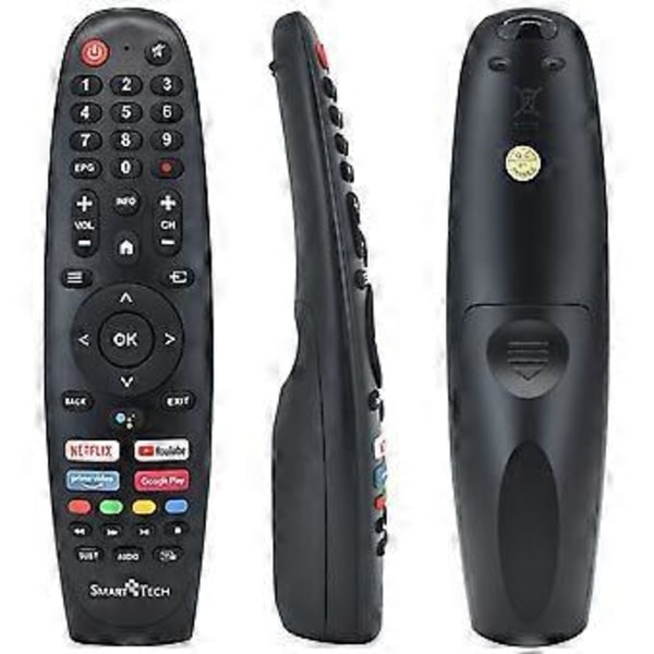 B0BTDXPW38 Fjärrkontroll för SMART TECH JVC TV med röstassistent