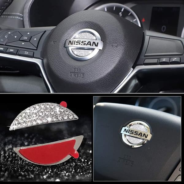Rat Bling Krystal Emblem Til Nissan Blanke Tilbehør
