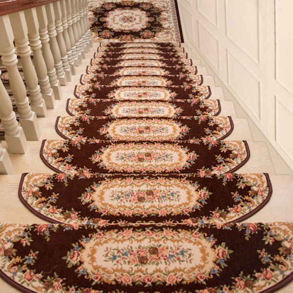 Set med 1 trappsteg - Inomhusmattor - 65 x 24 cm - Mjuka - med halkfria