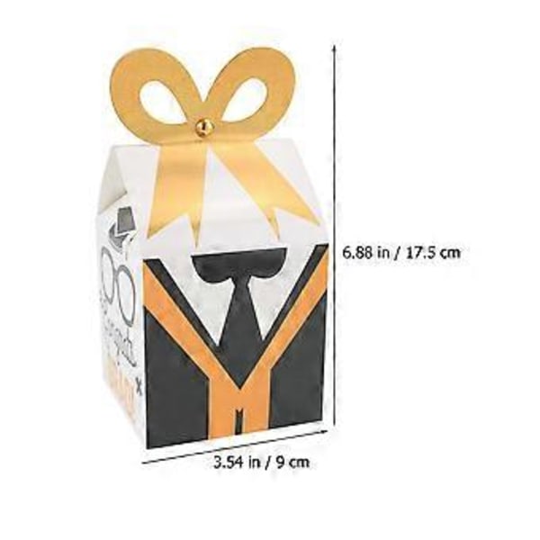 12 stk. Graduation Party Favors Graduation Candy Wrapping Boxes Delicate Sweets Boxes