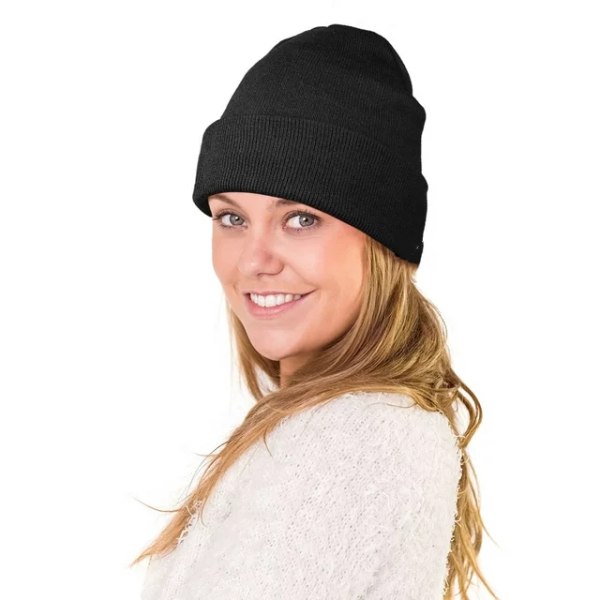 Sort Winter Daily Hat Varm Extreme Velvet Ski Hat til mænd og kvinder