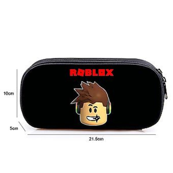 Roblox Spill 3D-trykk Stor Kapasitet Blyantveske Glidelås Blyantpose Skriveartikkelveske Student Tilbake Til Skolen (B)