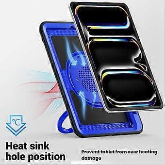 Honeycomb Tablettveske For iPad Pro 11 2024 (Mørkeblå)