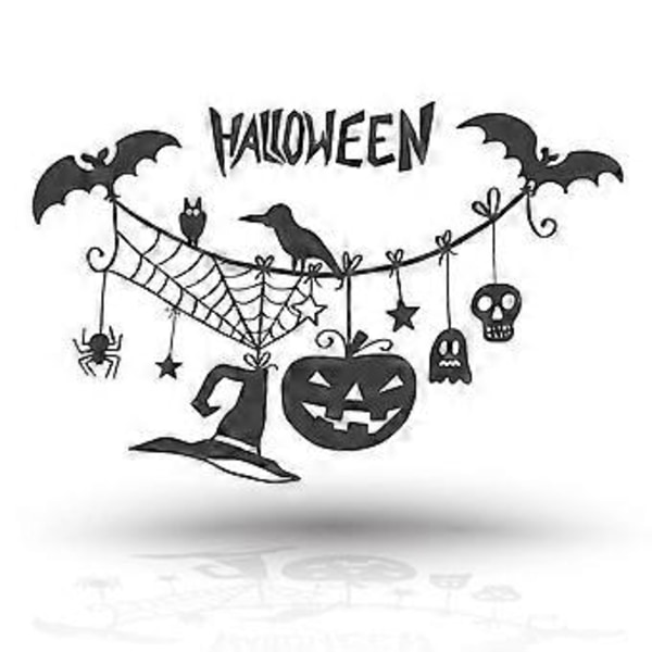 Halloween Skæreskabeloner Håndlavet Stencilskabelon Prægemønster til Børn Voksne DIY Håndværksprojekter