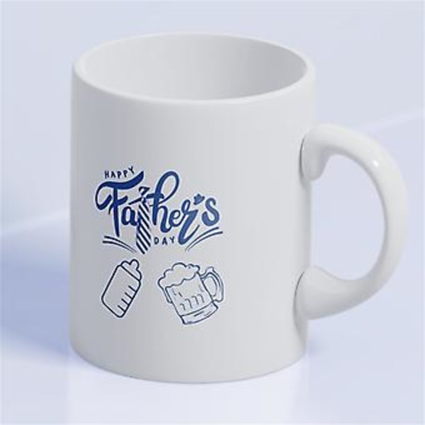 Keramisk Krus Glad Farsdag Tema Keramikk Kaffekopp for Hjemmekontor Reise
