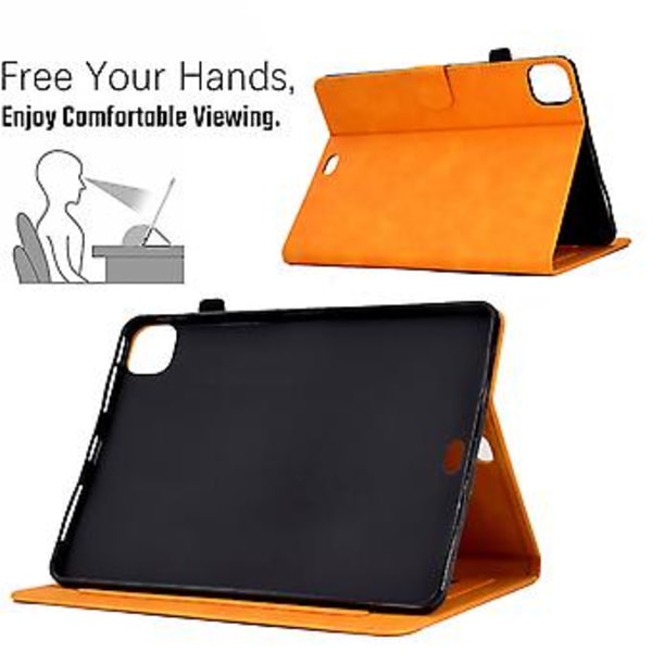 Butterfly Smart Nahkainen Kotelo iPad Pro 11 2024:lle (Khaki)