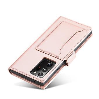 Lærveske til Samsung Galaxy Note20 Ultra (Rosegull)