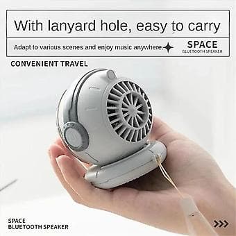 Trådløs Bærbar Bluetooth Musik Højttaler Sci-Fi Åndedrætslys Astronaut Form Mini Højttaler til D