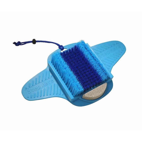 Fotskrubb med pimpsten för att rengöra, släta och exfolierar