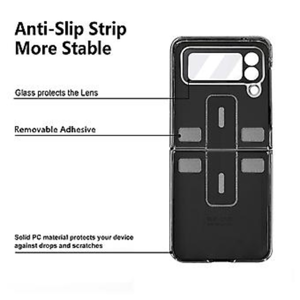 Retro Thinking Series Etui til Samsung Galaxy Z Flip4 (Brun)