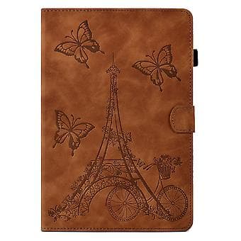 Tower Lærtablettveske for Samsung Galaxy Tab A9+ (Brun)