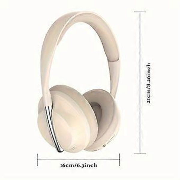 Pääpantaan kiinnitettävät Bluetooth-kuulokkeet langattomat musiikkikuulokkeet kokonaan peittävät kolmiulotteiset korvakupit sisäänvedettävät (musta)
