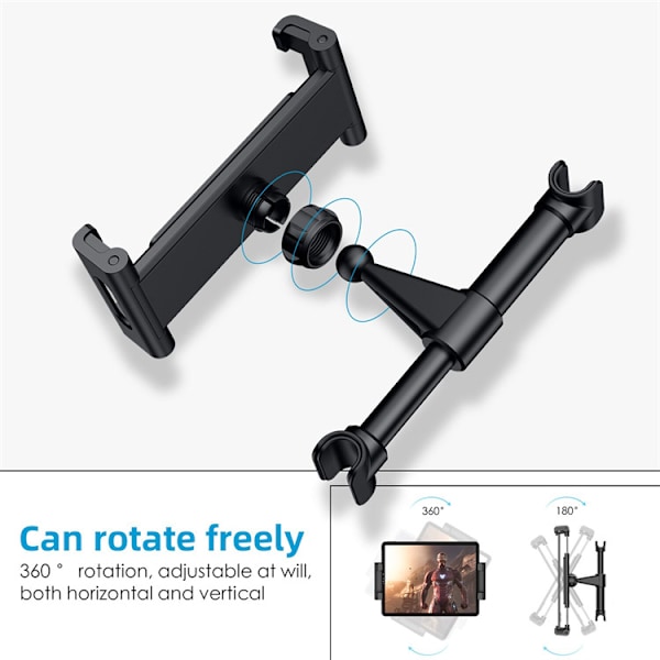 Bil Tablet Holder, Bil Tablet Holder Universal Auto Hovedstøtte 360°