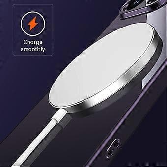 SULADA Drop-resistent Electroplateret Straight Edge Klar Telefon Case TPU Cover til iPhone 15 (Style D)