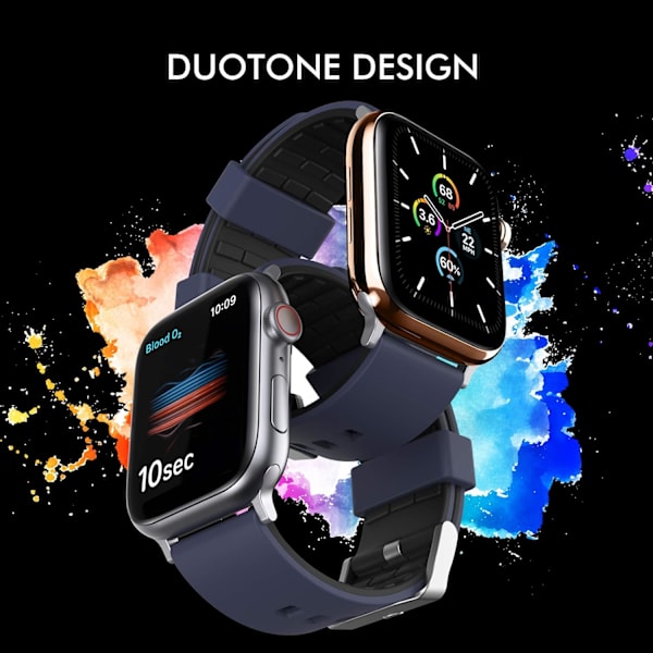 Bleu Duotone Armband för Apple Watch 41mm 40mm 38mm, Armband