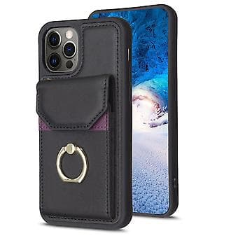 Organ Card Bag Telefonetui til iPhone 12 / 12 Pro (Sort)