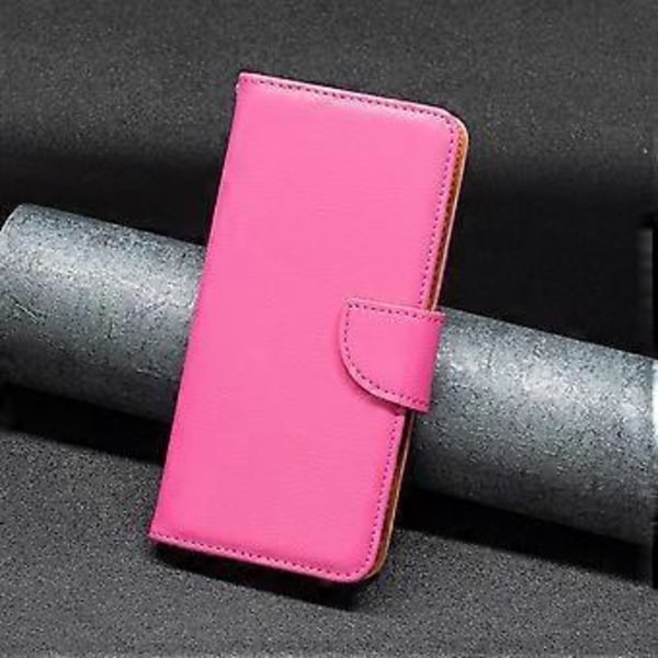 Plånboksfodral i PU-läder för iPhone 15 Pro, mobiltelefonfodral med stativ och rem (Stil G)