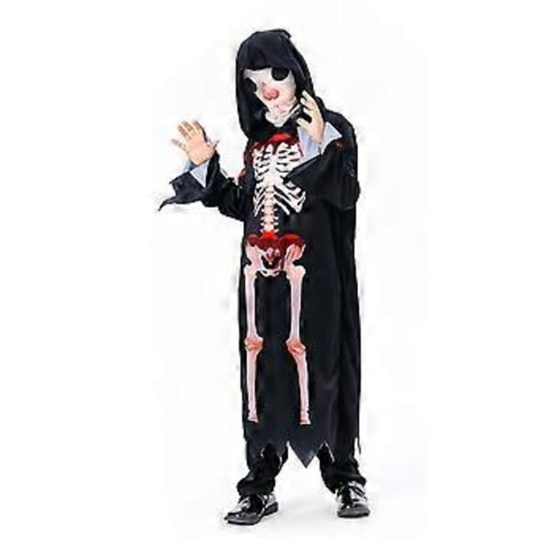 Lasten Kuoleman Asu Halloween Kuoleman Viitta Viikate Asu Lasten Kuoleman Asu Lapsille Pojille Tytöille Z 009 XL(XL Z 009)