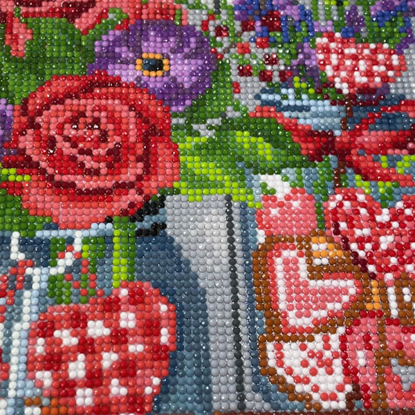 1 stk. Diamantmalet Rhinestone Komplet Sæt, Diamantmalet Komp