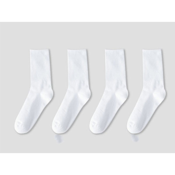 Lange sokker for menn svart tube medium lengde høst og vinter