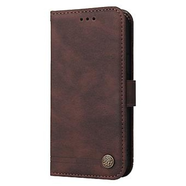 Läderfodral för Xiaomi Redmi Note 11 Pro 4G (Brun)