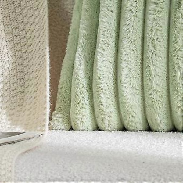 2-pack Dekorativa Kuddfodral i Konstgjord Päls, Mjuk Randig Kuddfodral i Plysch för Soffa, Säng, Sovrum 18x18 tum