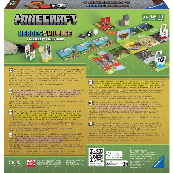 Minecraft-Heroes of the village - Perhe- ja lastenpeli - Yhteistyötä ja seikkailua - 2-4 pelaajaa